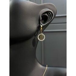 Gold Hamsa Küpe