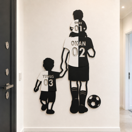 BABA 2 ÇOCUK BJK (elde/omuzda)