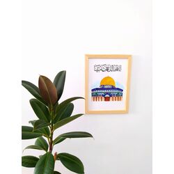 Mescidi aksa hat yazılı