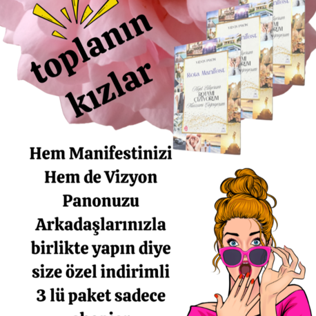 VİZYON PANOSU 3 LÜ PAKET - PROMOSYONLU SET