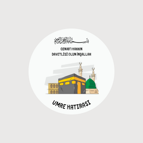 50 Adet Umre Hatırası Magnet