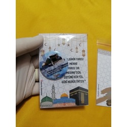 100 Adet Hac ve Umre Rozet