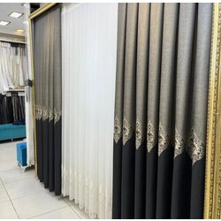 Tek kanat Osmanlı fon perde lüks ( sık pile dikim)