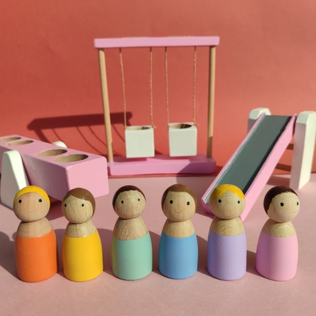 6lı Peg Bebek Seti (pastel)