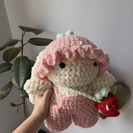 pembe çilekli pamuk şeker (ön spariş)