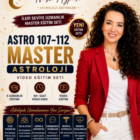 İleri Seviye Uzmanlık & Master Astroloji Video Eğitim Seti