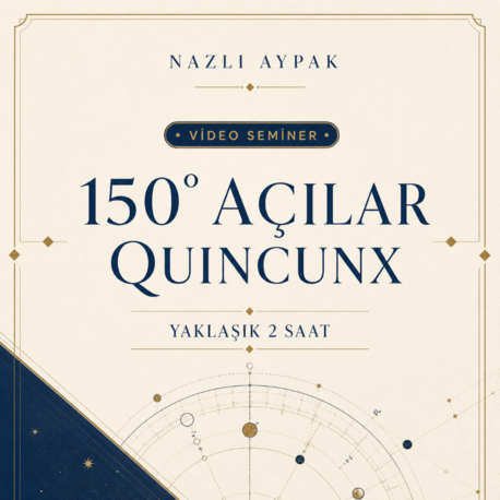 150° AÇILAR (QUINCUNX) VİDEO SEMİNERİ