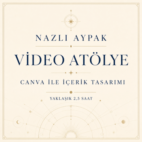CANVA İLE İÇERİK TASARIMI VİDEO ATÖLYESİ