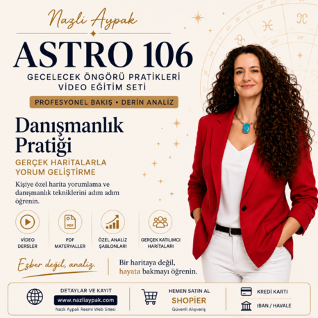 ASTRO 106 | Kişiye Özel Öngörü Danışmanlık Pratikleri – Video Eğitim Seti