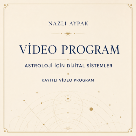ASTROLOGLAR İÇİN TEKNOLOJİ VİDEO PAKETİ