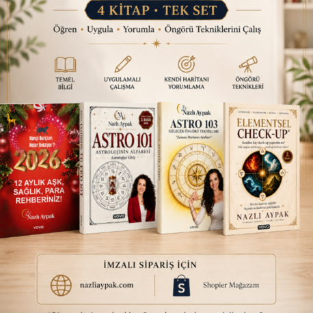  DÖRTLÜ ASTROLOJİ KİTAP SETİ