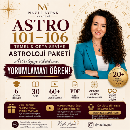 TEMEL&ORTA SEVİYE ASTRO EĞİTİM PAKETİ