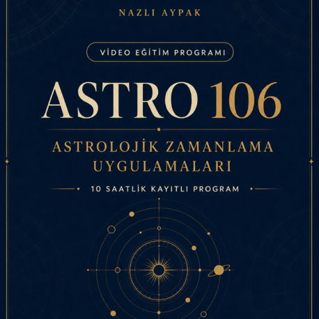 ASTRO 106 | Astrolojik Zamanlama Uygulamaları Programı