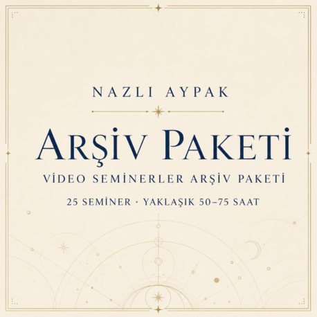 VİDEO SEMİNERLER ARŞİV PAKETİ