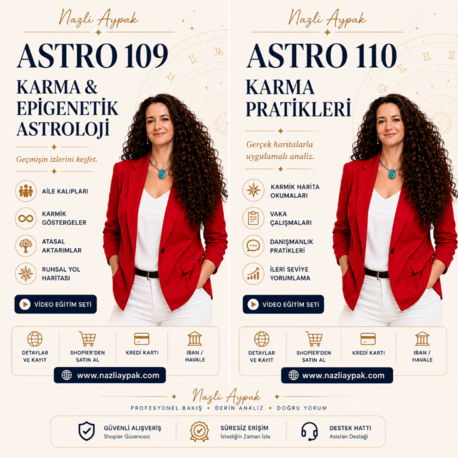 KARMA ASTROLOJİSİ VİDEO EĞİTİM PAKETİ