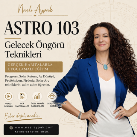 ASTRO 103 | Astrolojide Gelecek Öngörü Teknikleri – Video Eğitim Seti