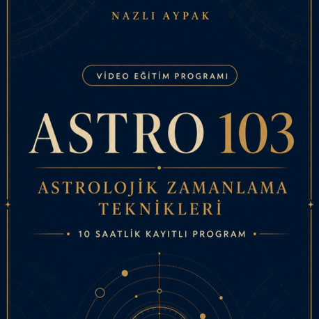 ASTRO 103 | Astrolojik Zamanlama Teknikleri Programı