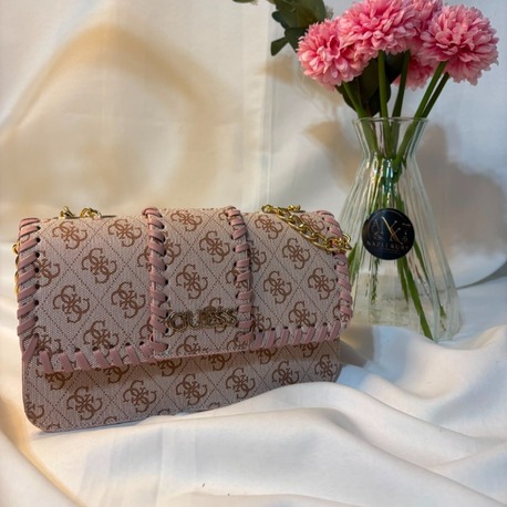 Pembe guess çanta