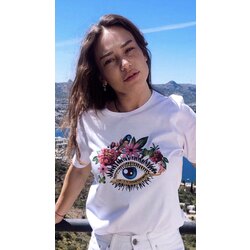 Göz Detaylı Baskı Tshirt