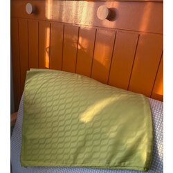 YAĞ YEŞİL/SU DESEN İPEKSİ PAMUK JAKAR ŞAL