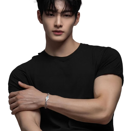 minbin titanium double layer hip hop erkek bileklikten 