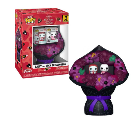 funko bitty pop nightmare before christmas sally jack sevgili buketi