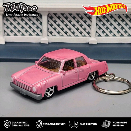 hot wheels the simpsons 1973 plymouth valiant pembe shrimp hook anahtarlık