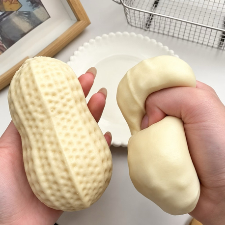 mareumi crunchy peanut squishy fidget oyuncak, eğlenceli stres giderici blok