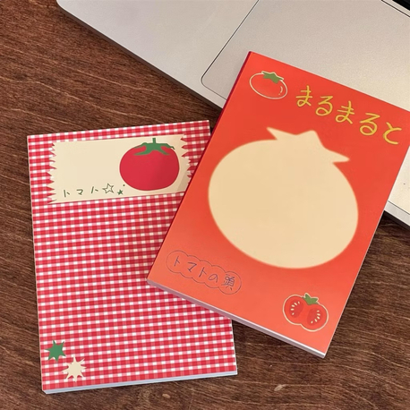 domatesli kareli aesthetic günlük defter