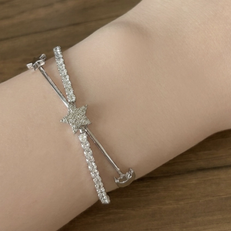Stars Kelepçe | Silver