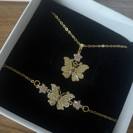 Floral Set | Kolye Bileklik