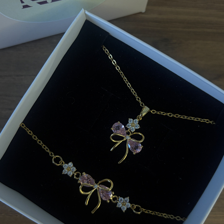 Pembe Sakura Set