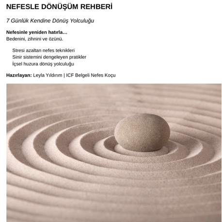 7 Günlük Nefesle Dönüşüm Rehberi