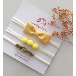 Sarı Mini Fiyonk Set