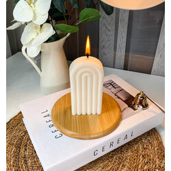 Gökkuşağı soya wax mum