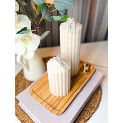 Dekoratif blok set soy wax mum 