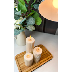 Üçlü blok set soya wax mum 