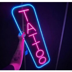 TATTOO Neon LED Tablo 