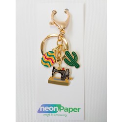 charm 3 figur anahtarlik . 