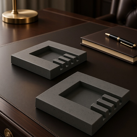 Autentik - Modern - Minimalist Kül Tablası - İkili Set 