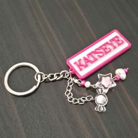 Katseye Anahtarlık Pembe