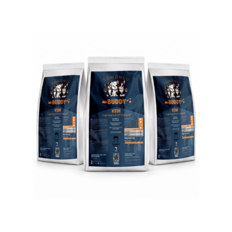 3lü Buddy Premium Somonlu Kedi Maması 3x15KG
