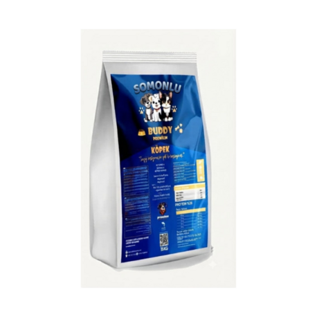 Buddy Premium Somonlu Büyük Irk Köpek Maması 15KG