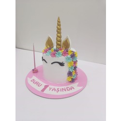 Çiçekli Unicorn Pasta
