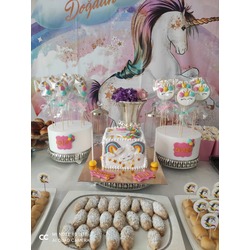 Unicorn Konsept Pasta ve Kurabiyeler