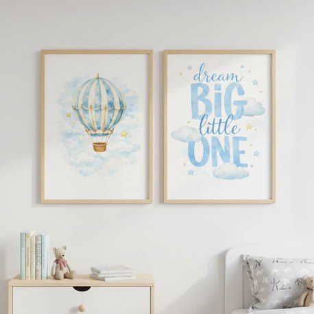 Uçan Balonlu 2’li Poster Seti