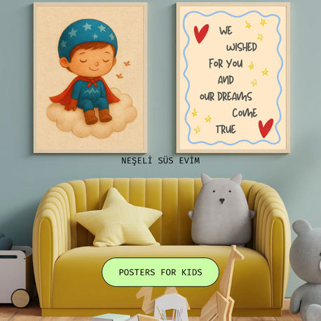 Minik Kahraman 2’li Poster Seti