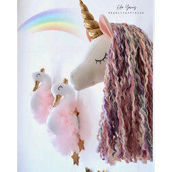 Unicorn / 2 adet kuğu 