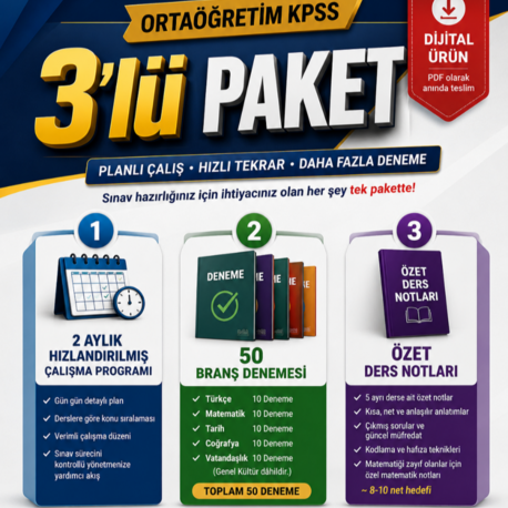 3'LÜ PAKET