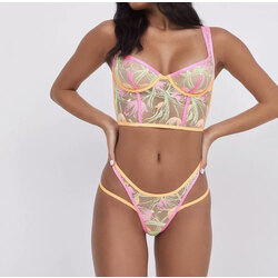 Rainbow Bustier Set